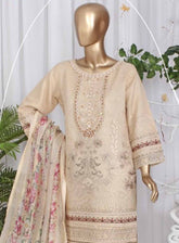 Romosh Embroidered Chiffon 3 Piece Stitched Suit RNPC25FE D-201-SKN